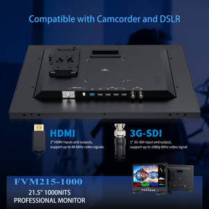 Monitor SDI de Transmisión FEELWORLD FVM215-1000 de 21.5 Pulgadas <span class=keywords><strong>FullHD</strong></span> con Pantalla LCD de Alto Brillo y Forma de Onda para Producción de <span class=keywords><strong>Video</strong></span> Profesional - Product Image 4