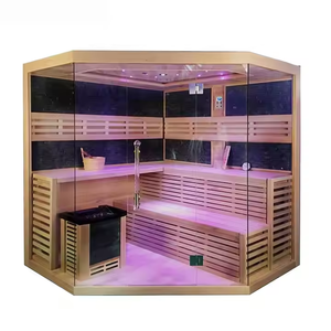 <span class=keywords><strong>Sauna</strong></span> à vapeur intérieur traditionnel en bois Home Gym Spa Salle de <span class=keywords><strong>sauna</strong></span> à vapeur sèche - Product Image 2