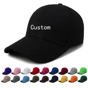 Cappelli personalizzati con logo ricamato Unisex in poliestere berretto sportivo da baseball cappelli con logo personalizzato cappellino da baseball