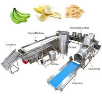 Machine à Frire Automatique pour Chips de Banane et Bonbons, Utilisation Industrielle, Haute Efficacité, Certifiée CE, Équipement de Transformation de la Banane 200-500kg/h