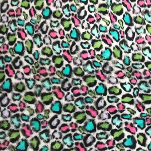 Mẫu Miễn Phí Phong Cách Tùy Chỉnh Đan Polyester Cực Fleece Vải Nhung Leopard In - Product Image 4