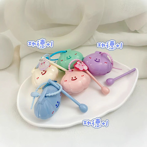 Juguete de Madera con Forma de Pez para Aliviar el Estrés, Colgante, Llavero, Soporte para Cepillo de Dientes de Viaje, Diseño de Cara Sonriente - Product Image 2