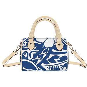 Sıcak Fırsat Özelleştirilmiş Kadın PU Deri Omuz Çantası Pasifik Adası Tasarımı Bayan Çantası Hawaii Tarzı Su Geçirmez Fermuarlı El Çantası - Product Image 1