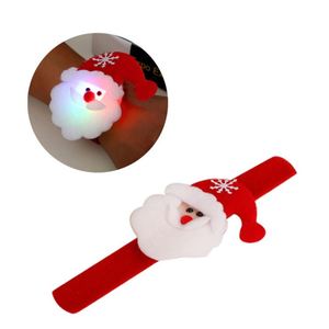 2024 New Christmas Snap Bracelet Holiday Gift Low MOQ Pat <b>Circle</b> <b>Ring</b> Slap Papa Wristband for Kid - Product Image 1