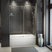 Cabines de douche préfabriquées avec verre trempé de 10 mm