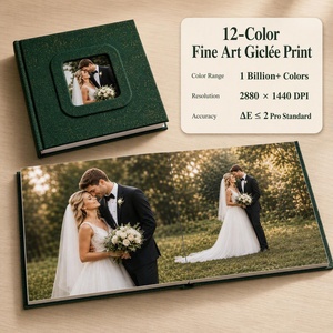 Album <span class=keywords><strong>photo</strong></span> de Noël avec couverture plastifiée personnalisée et service de fichiers prêts à imprimer pour les albums de clients de studio et les cadeaux de Noël - Product Image 2