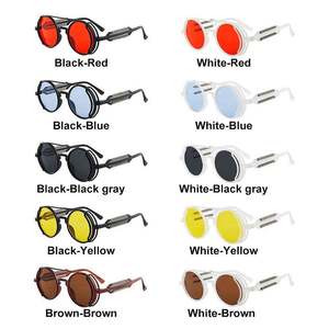 Gafas de Sol Redondas Steampunk Góticas Punk Retro de Moda para Hombre y Mujer, Gran Venta - Product Image 5