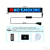 Pantalla LED para Ventana Trasera de Coche, 16x144, Pantalla Flexible Inteligente con Luces RGB que Cambian de Color