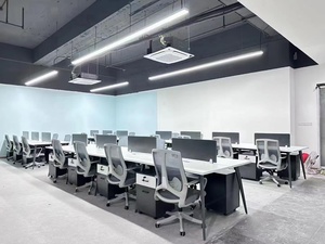 Escritorio de oficina modular minimalista moderno personalizable para múltiples usuarios para muebles de oficina modernos - Product Image 5