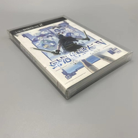 Boîte de présentation WEIAI PET Protect Collection pour cartouche de jeu PS2, boîte de protection pour DVD, housse de protection - 1CD