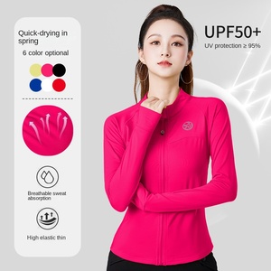 Nhà Máy Không Thấm Nước Windproof Trọng Lượng Nhẹ Nhanh Chóng Khô Áo Khoác Dây Kéo Tập Thể Dục Varsity Áo Khoác Mùa Đông Cho Mùa Xuân Mùa Thu - Product Image 5