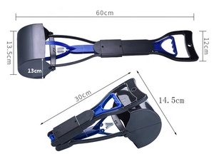 Venta al por mayor de plástico portátil para caca de perro de mango largo de plástico de mano para caca de perro para perros - Product Image 4