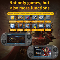 Consola de Juegos Portátil SF3000 de 4.5 Pulgadas con Pantalla IPS HD, 3000 Juegos Arcade Retro Integrados, 3000 mAh, Wi-Fi, 64 GB