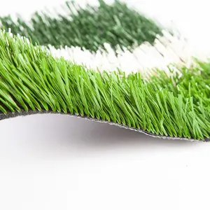 ZC Factory Directly High Quality Artificial Turf Grass Tiles Price for Football Lawn Sports Flooring Green White