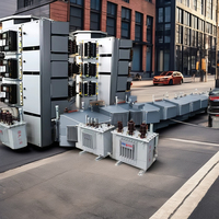 Transformateur toroïdal à noyau en acier immergé dans l'huile, triphasé, extérieur, 50/60Hz, distribution d'énergie, entrée 3kV-35kV, sortie 3.3kV-6.6kV