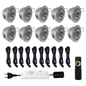Mini <span class=keywords><strong>spot</strong></span> LED <span class=keywords><strong>12V</strong></span> DC 3 Watt 42mm encastrable pour balcon - Product Image 1