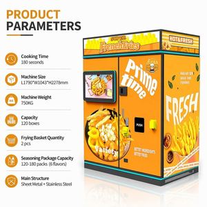 Máquina Expendedora de Papas Fritas de Comida Rápida, Pantalla Táctil de 32 Pulgadas, Monitoreo Remoto, Máquina Expendedora de Papas Fritas en Venta - Product Image 2