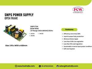 แผงวงจรจ่ายไฟแบบมีกรอบเปิด72W โมดูลแหล่งจ่ายไฟแบบสวิตชิ่ง AC DC สำหรับบอร์ด PCB - Product Image 3