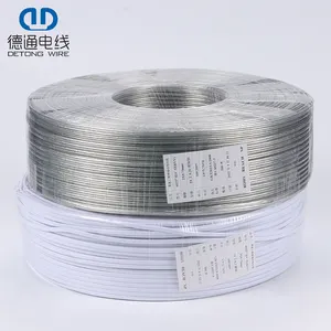 New Product PVC Insulated Rvv 0.5 0.75mm Power Cord Bare Copper Conductor Electric Cable Wire