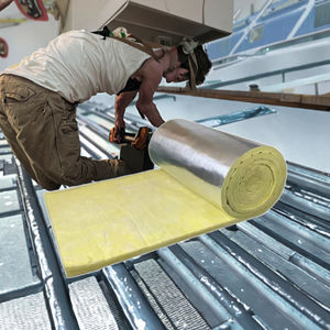 Aislamiento de Fibra de Vidrio para Construcción, Secado Industrial, Uso Exterior, Ahorro de Energía Térmica, 48 kg/m, 50 mm, Baja Conductividad Térmica - Product Image 3