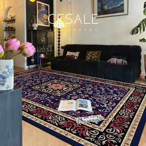 พรมขนสัตว์สำหรับห้องนั่งเล่นและห้องนอน พรมขนาดใหญ่สไตล์โบฮีเมียน พรมสไตล์อิหร่าน ซักเครื่องได้ พรมเปอร์เซีย โมร็อกโก พรมสั่งทำ - Product Image 2