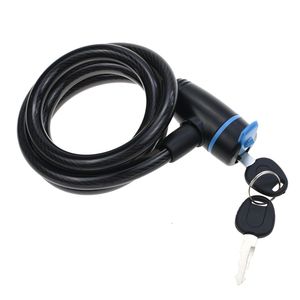 YH1407 <span class=keywords><strong>Antivol</strong></span> universel pour vélo, câble en acier, accessoire pour véhicule électrique, 2 clés, <span class=keywords><strong>jante</strong></span> de vélo de montagne en acier inoxydable - Product Image 4