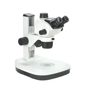 OPTO-EDU A23.2605-TL Stereoscopic 0.65~5.3x Trinocular Zoom Stereo Microscope