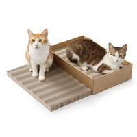 Grattoir confortable de conseil de grattoir de chat de papier ondulé pour des chats