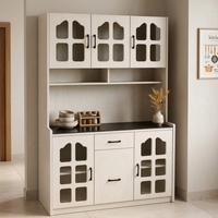 Armoire de rangement de cuisine en bois moderne