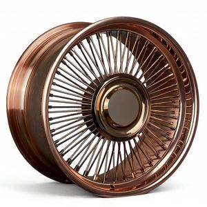 Cerchi Classici Lowrider a Raggi Cromati da 13, 14, 15 Pollici, 72, 100, 120, 144, 150 Raggi, con Sistema Knock-Off, per Chevrolet Impala <span class=keywords><strong>Monte</strong></span> <span class=keywords><strong>Carlo</strong></span> Auto Custom - Product Image 4