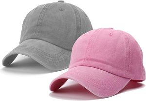 Gorra de béisbol de algodón lavado desgastado al por mayor, estilo vintage sin estructura, tipo Dad Hat, con logotipo bordado personalizado, color sólido, base lisa. - Product Image 3