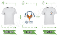 T-shirts personnalisés 100 % coton, unisexe, manches courtes, blanc, décontractés, respirants, écologiques, séchage rapide, coupe classique, col rond, soyeux