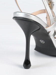 Nouvelle Collection 2026 – Tendance Estivale : Escarpins à Bout Carré, Strass et Pierres Précieuses, <span class=keywords><strong>Or</strong></span> Industriel, Respirants, Talon Aiguille Super Haut - Product Image 6