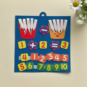 Libro de cuentos educativo estereoscópico 3D para niños, tablero de Aprendizaje Temprano de arcoíris no tejido, nuevo tablero ocupado de fieltro para edades de 2 a 4 años - Product Image 3