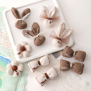 Accesorios de Moda Coreanos <span class=keywords><strong>para</strong></span> Otoño e Invierno, Diadema con Lazo Acolchado de Cinco Pétalos, Nueva Tela, con Bolsa <span class=keywords><strong>para</strong></span> Botas de Regalo - Product Image 2