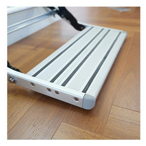 Haute qualité <span class=keywords><strong>pas</strong></span> <span class=keywords><strong>cher</strong></span> en alliage d'aluminium RV manuel pliant une seule étape 220KG capacité Rv étape - Product Image 2