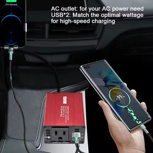 Compacte 150W Auto Inverter-Converteert 12V Dc Naar 110V/220V Ac Met Universele Compatibiliteit - Product Image 6