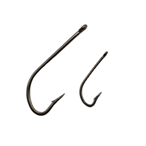 Op maat gemaakte koolstofstalen adelaarsklauw offset vishaken met lange schacht, cirkelhaken met 1 weerhaak voor zeevissen op karper en kabeljauw - Product Image 1