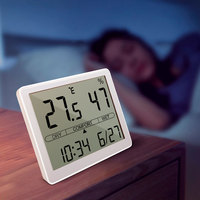 Alat Ukur Suhu dan Kelembapan Digital Termometer Elektronik Higrometer dengan Akurasi Tersegmentasi untuk Pemantauan Lingkungan Dalam Ruangan