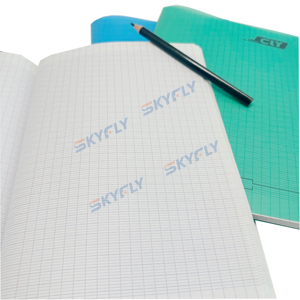 Cahiers de collège en gros avec couverture en PP, cahier personnalisé 100/200 pages, cahier d'exercices pas cher avec règle de ligne française - Product Image 1