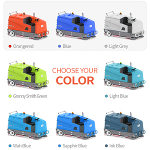창고 관리자들이 일상적인 내구성 있는 청소를 필요로 하는 경우, R-XS1450 스테인리스 스틸 승차형 스크러버 스위퍼 - Product Image 4