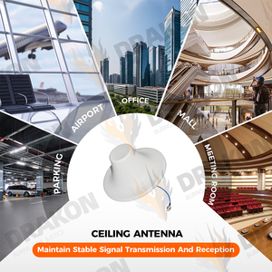 Broadband dalam ruangan GSM 3G 4G 5G 360 derajat cakupan sinyal dudukan kubah Omni WiFi antena langit-langit 5G penguat sinyal 7dBi N-K - Product Image 2