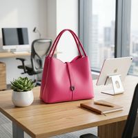 Ensemble de sacs fourre-tout de luxe 2-en-1 PEDRA pour femmes, grande capacité, sac à main professionnel pour le bureau et les trajets quotidiens avec portefeuille assorti