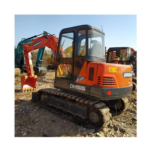 Excavadora Mini Doosan 55 Usada Original de Corea, DH55, Capacidad de 5 Toneladas, con Motor Isuzu, Caja de Cambios, Bomba y PLC en Venta - Product Image 5