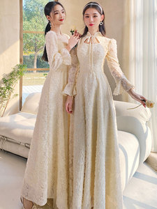 2025 nuevos estilos <span class=keywords><strong>vestidos</strong></span> <span class=keywords><strong>de</strong></span> dama <span class=keywords><strong>de</strong></span> honor 2022 Simple A Line longitud del té barato mujeres <span class=keywords><strong>vestidos</strong></span> <span class=keywords><strong>de</strong></span> <span class=keywords><strong>fiesta</strong></span> <span class=keywords><strong>de</strong></span> <span class=keywords><strong>boda</strong></span> <span class=keywords><strong>de</strong></span> alta calidad - Product Image 5
