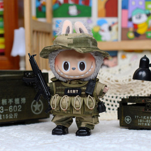 Vêtements de poupée Labundo, tenue tactique de camouflage militaire, uniforme de l'armée avec accessoire d'arme pour poupées à l'échelle 1/3 - Product Image 2