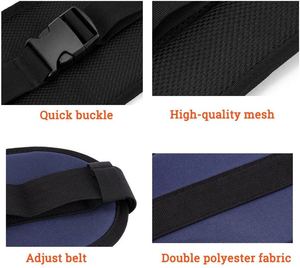 OLF Ceintures de sécurité pour fauteuil roulant Ceinture de sécurité réglable et respirante pour fauteuil roulant Sangle de harnais élastique antidérapante pour personnes âgées - Product Image 4