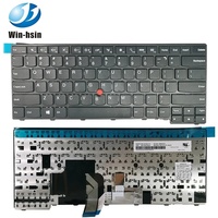Nouveau clavier d'ordinateur portable rétroéclairé avec disposition américaine pour Lenovo ThinkPad T440 T440S T450 T450S T460 T460P L440 L450 L460, clavier de remplacement