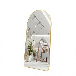 Luxurious Contemporary <b>Arched</b> Full-length LED Light Source Aluminum Alloy Frame Handmade Color Thickness Multi-Purpose - Product Image 1