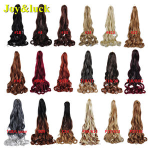 Extensiones de Cabello con <span class=keywords><strong>trenzas</strong></span> de onda larga, rizado Natural, marrón, 24 pulgadas, rizado francés, ondulado, sintético, <span class=keywords><strong>precio</strong></span> al por mayor - Product Image 5